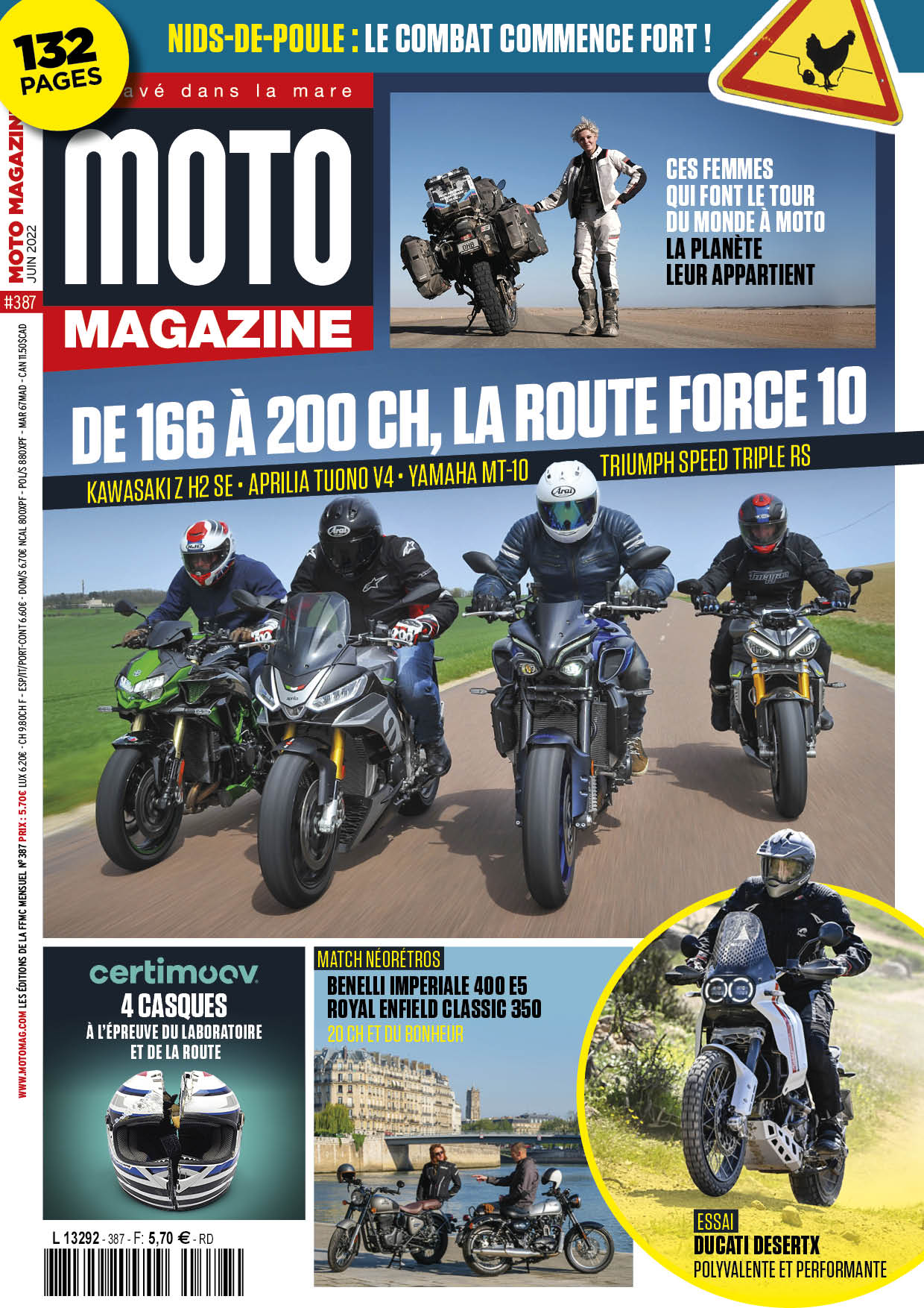 Moto Magazine n° 387 - juin 2022