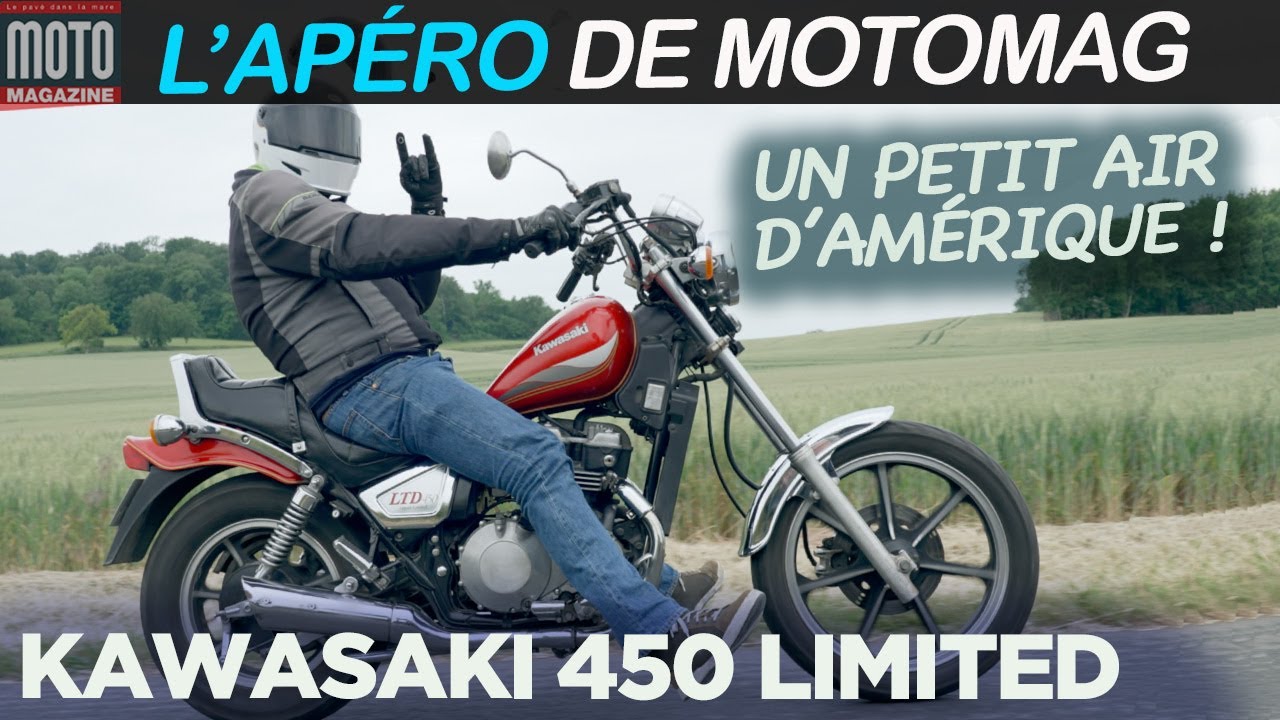 La Kawasaki 450 Limited, un custom étrange mais sympa ! (...)