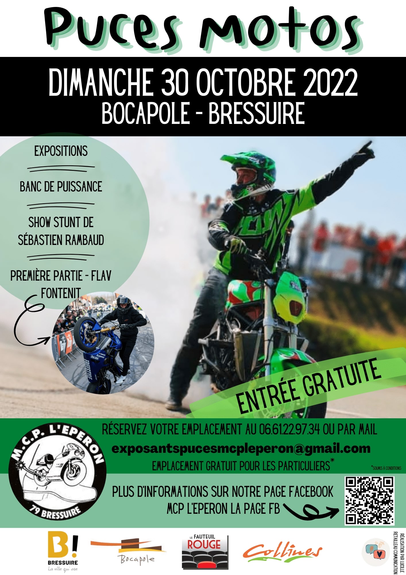 Puces moto à Bressuire (79)