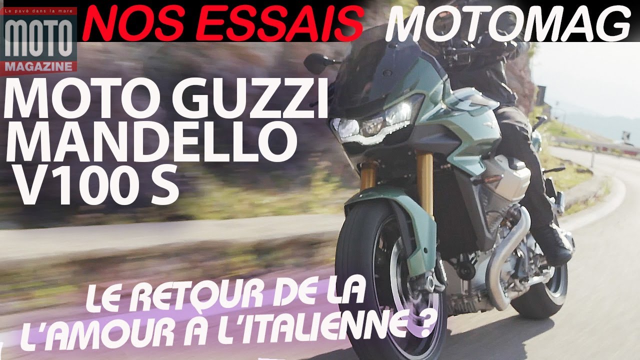 [VIDEO] Essai Moto Guzzi V100 Mandello S 2023