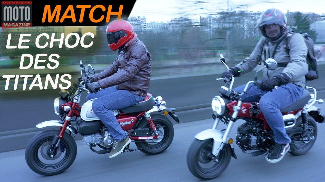 [VIDEO] Comparatif Honda Dax ST125 VS Honda Monkey 125 (...)