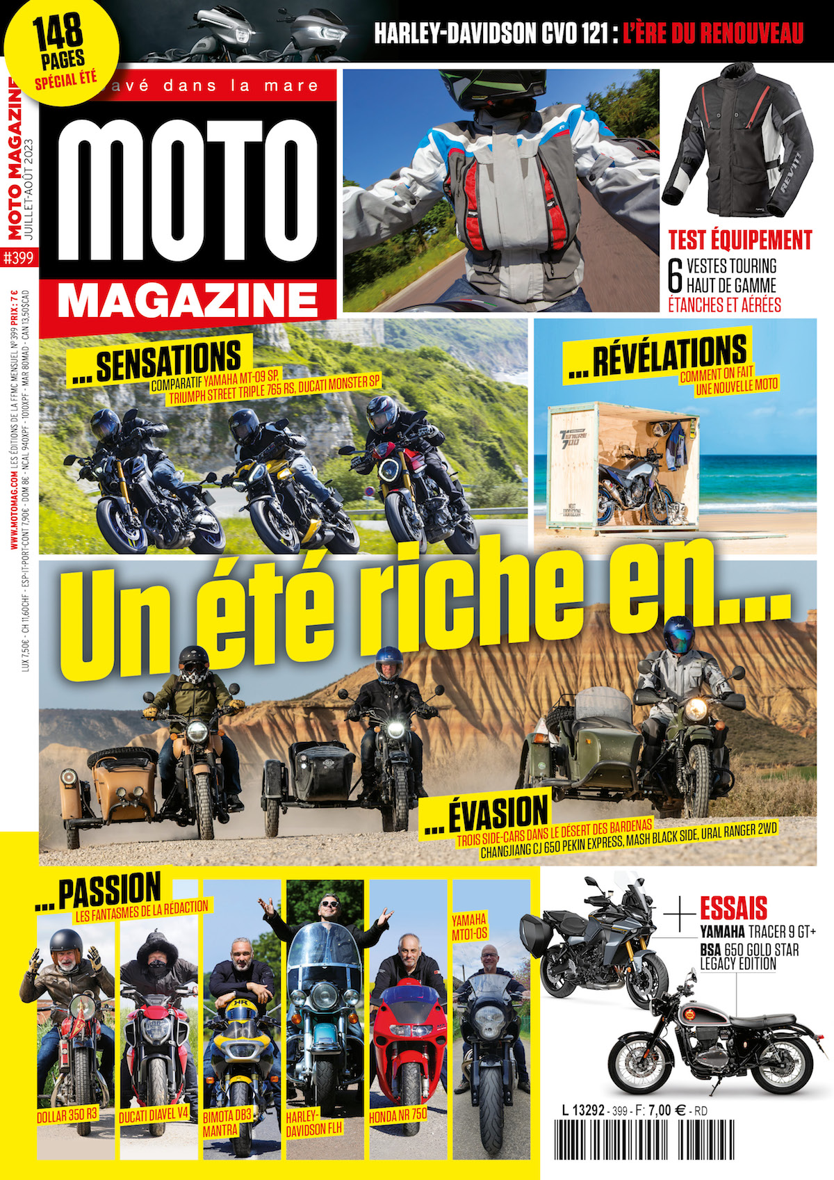 Moto Magazine n°399 - Juillet-Août 2023