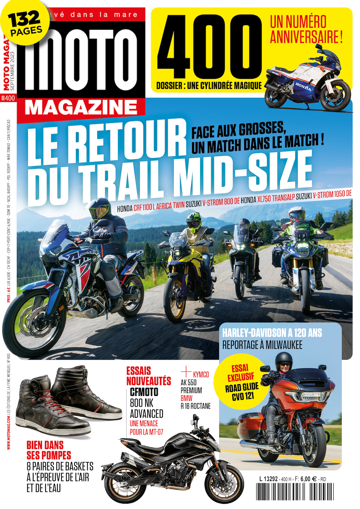 Moto Magazine n°400 - Septembre 2023