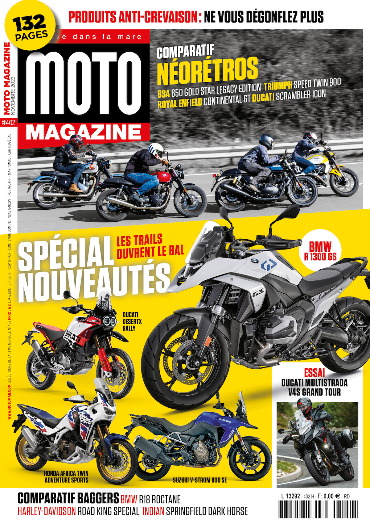 Moto Magazine N°402 - Novembre 2023