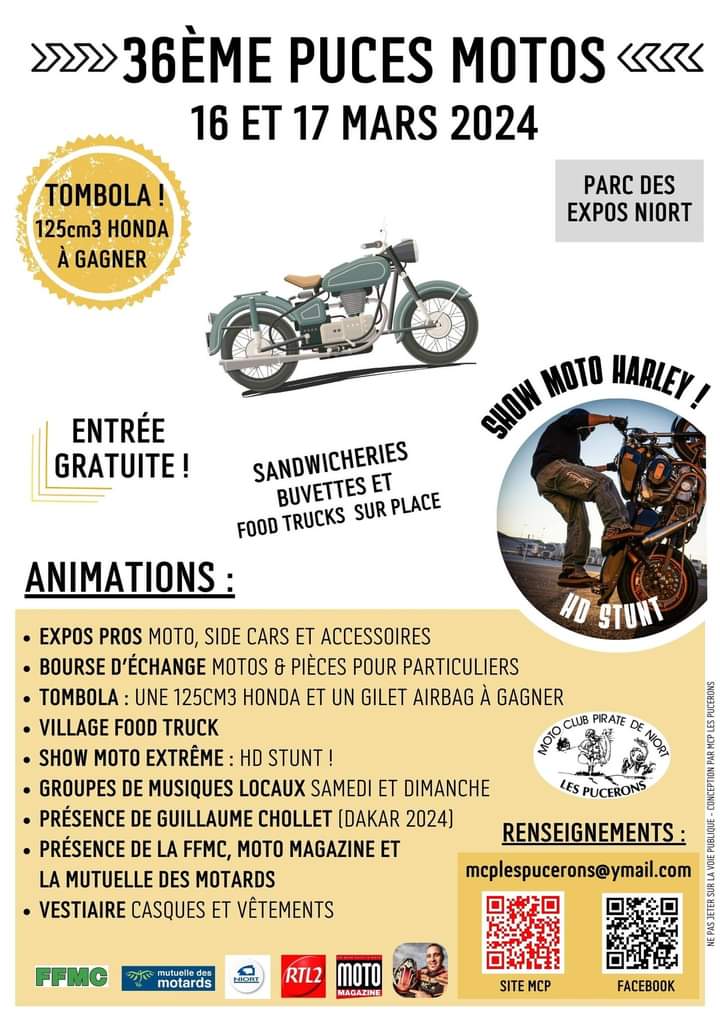 36èmes puces moto de Niort