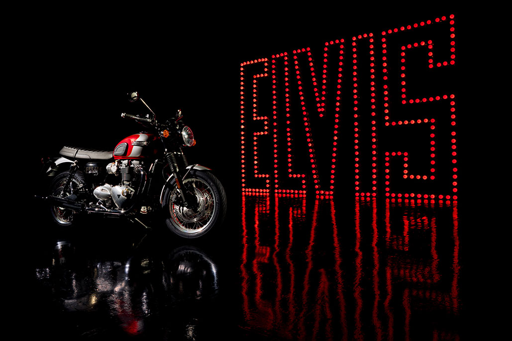 Triumph Bonneville T120 : l'édition Elvis Presley (...)