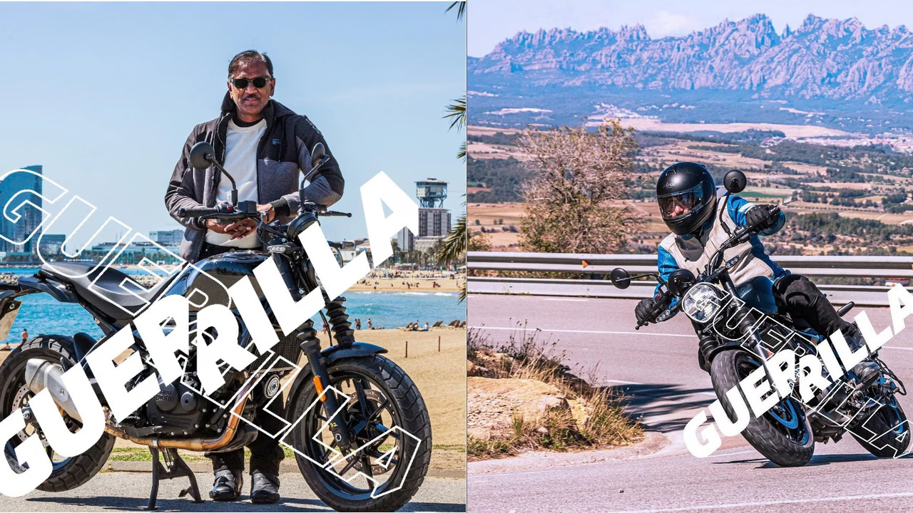 Royal Enfield Guerrilla 450 : le teasing commence (...)