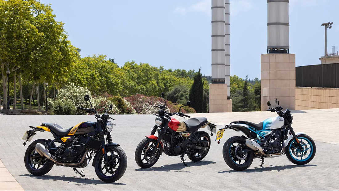 Nouvelle Royal Enfield Guerrilla 450 : la Triumph Speed (...)