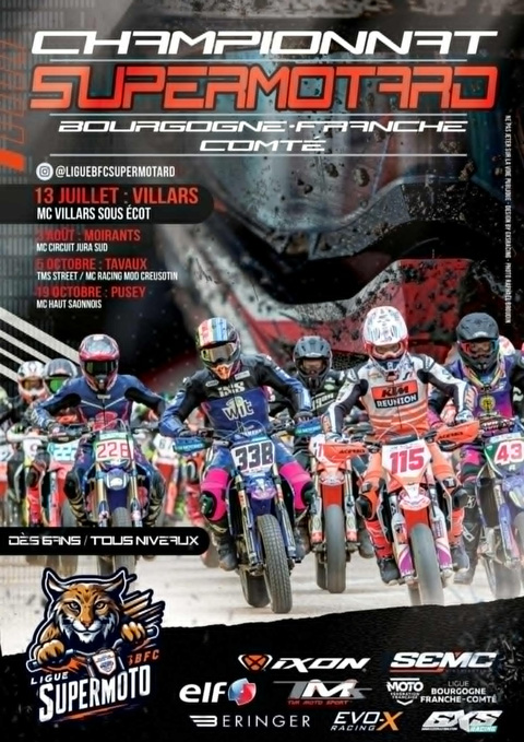 championnat supermotard bourgogne franche comté