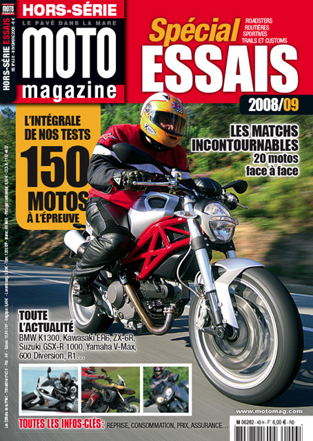 Moto Mag : Hors-série Essais 2008-2009