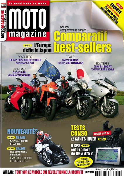 Moto Magazine n°253 - décembre 2008 / janvier 2009