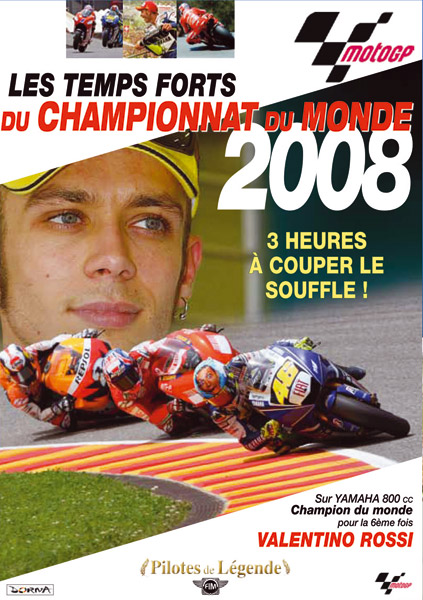 Toute la saison MotoGP 2008 en DVD
