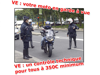 Procédure VE : autos, motos, camions, prévoyez la manif (...)