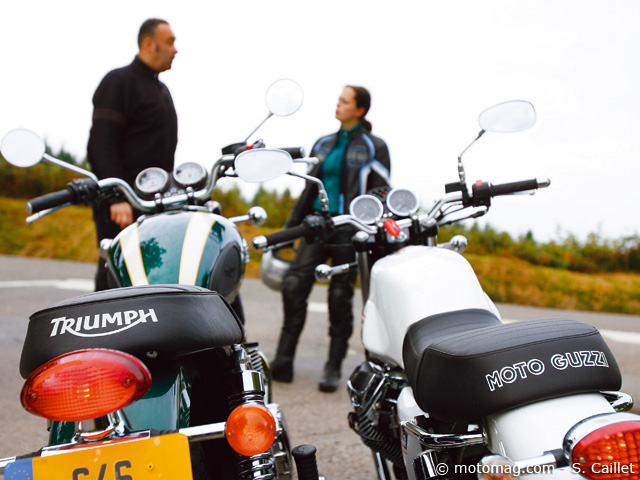 Match Moto Guzzi 750 V7 Classic / Triumph 900 (...)