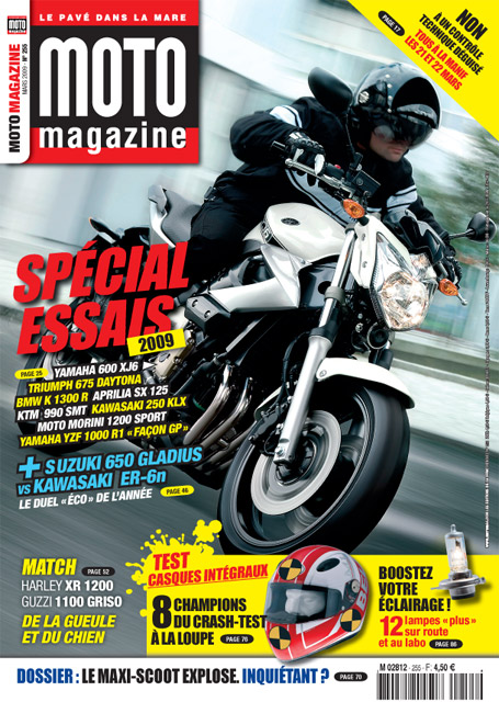 Moto Magazine n°255 - mars 2009