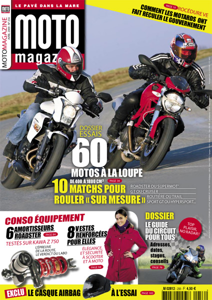 Moto Magazine n°256 - avril 2009