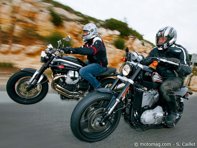 Match Harley-Davidson XR 1200 / Moto Guzzi 1100 Griso (...)