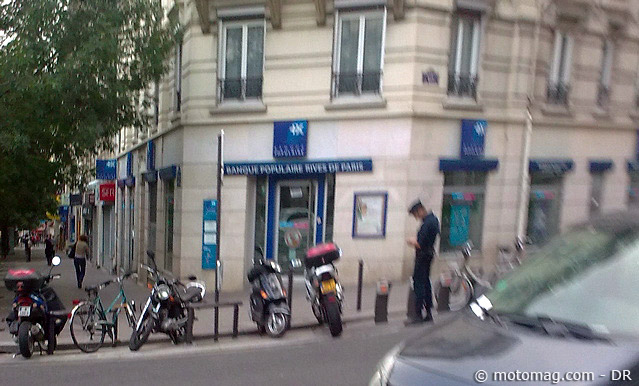 Stationnement moto à Paris : carton jaune aux policiers (...)