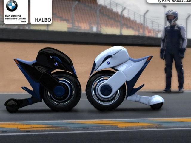 BMW Halbo : nouveau concept d'une "demi-moto"
