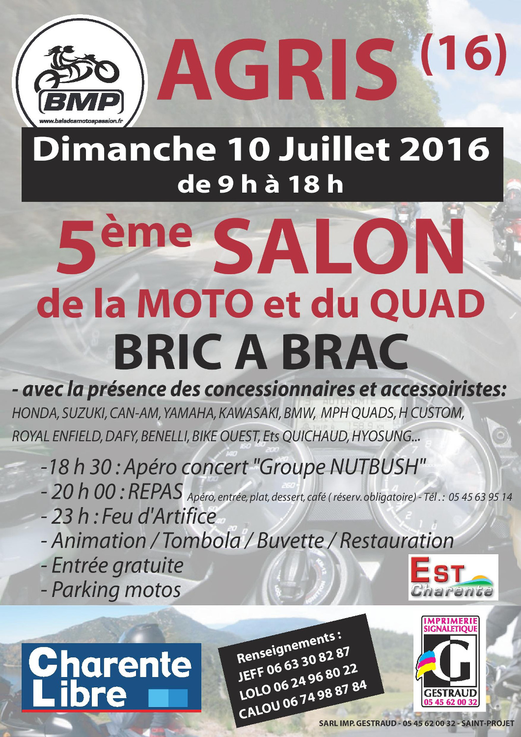 Salon de la moto, du quad et du bric à brac à Agris (...)