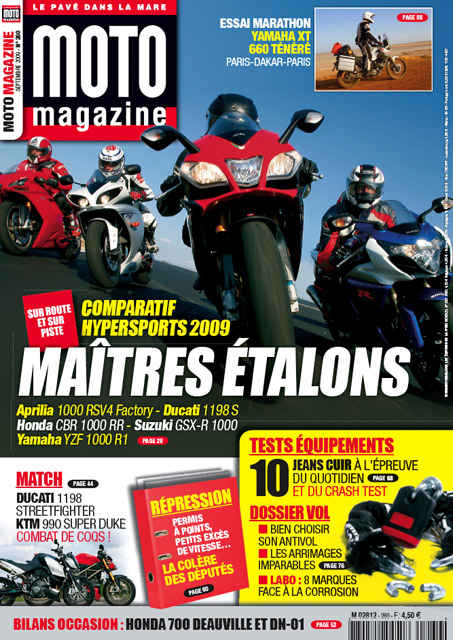 Moto Magazine n°260 - septembre 2009