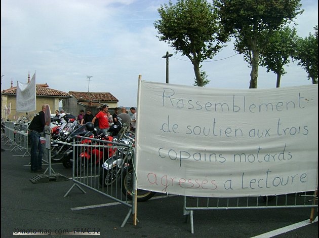 Les motards du Gers disent non à la violence