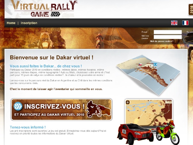 Dakar 2010 : participez à la course... virtuellement