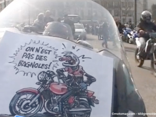 Manif moto du 13 mars : Grenoble (38)
