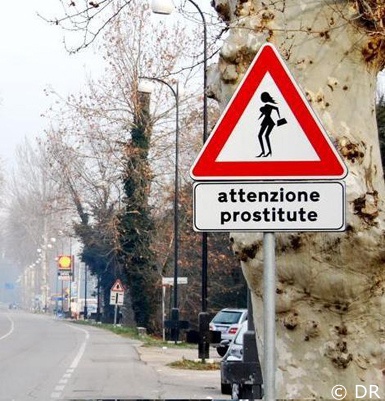 Italie : un panneau prévient de la présence... de (...)