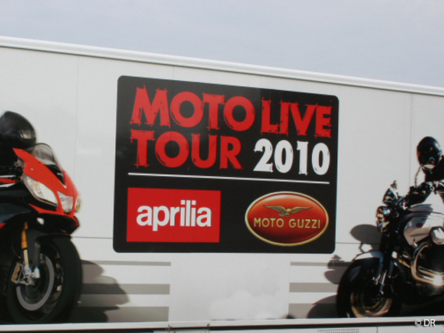 Moto Live Tour 2010 : Aprilia et Moto Guzzi à Ronchin (...)