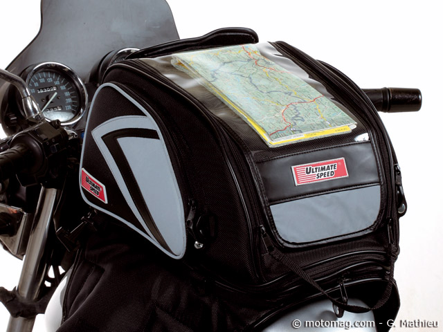 Bagages pour moto : sacoches touring de réservoir ()