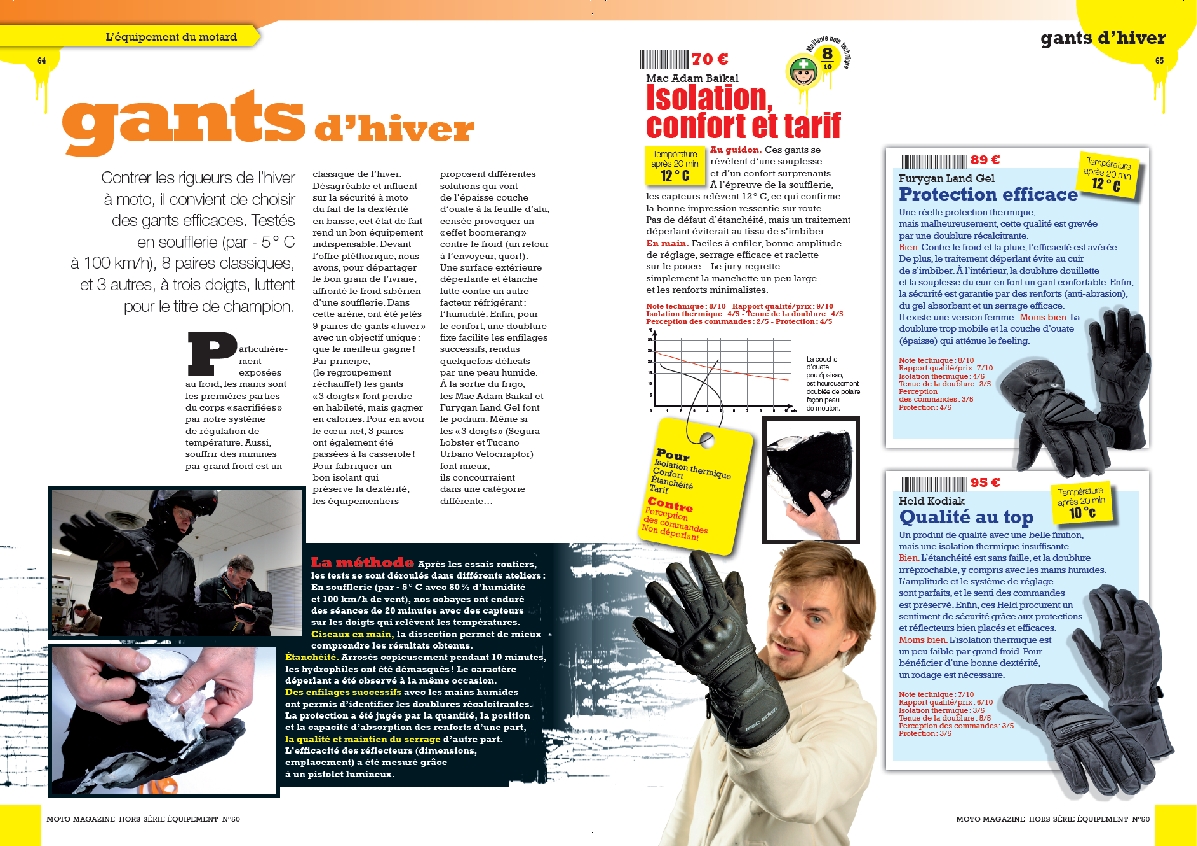 V??tement moto du mois : se chauffe qui veut