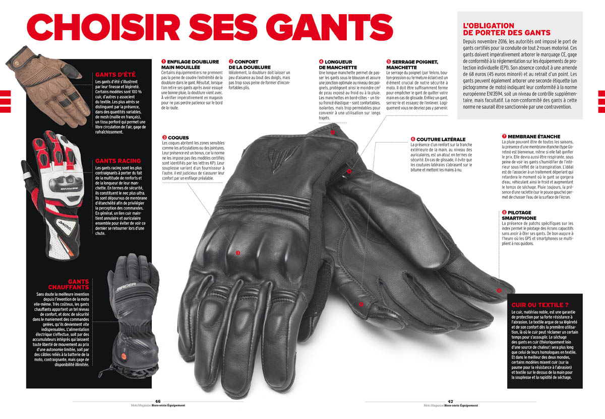 Hors série de Moto Magazine « Spécial Tests Equipements Choisir son blouson moto d'été Moto Magazine leader de l