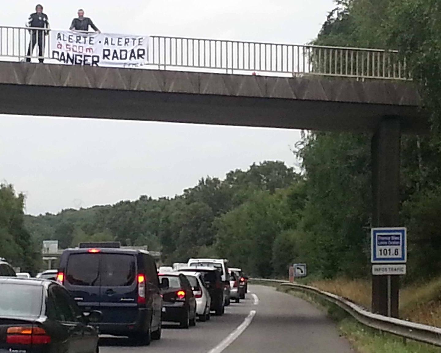 Les Motards en Colère dénoncent le danger à Nantes