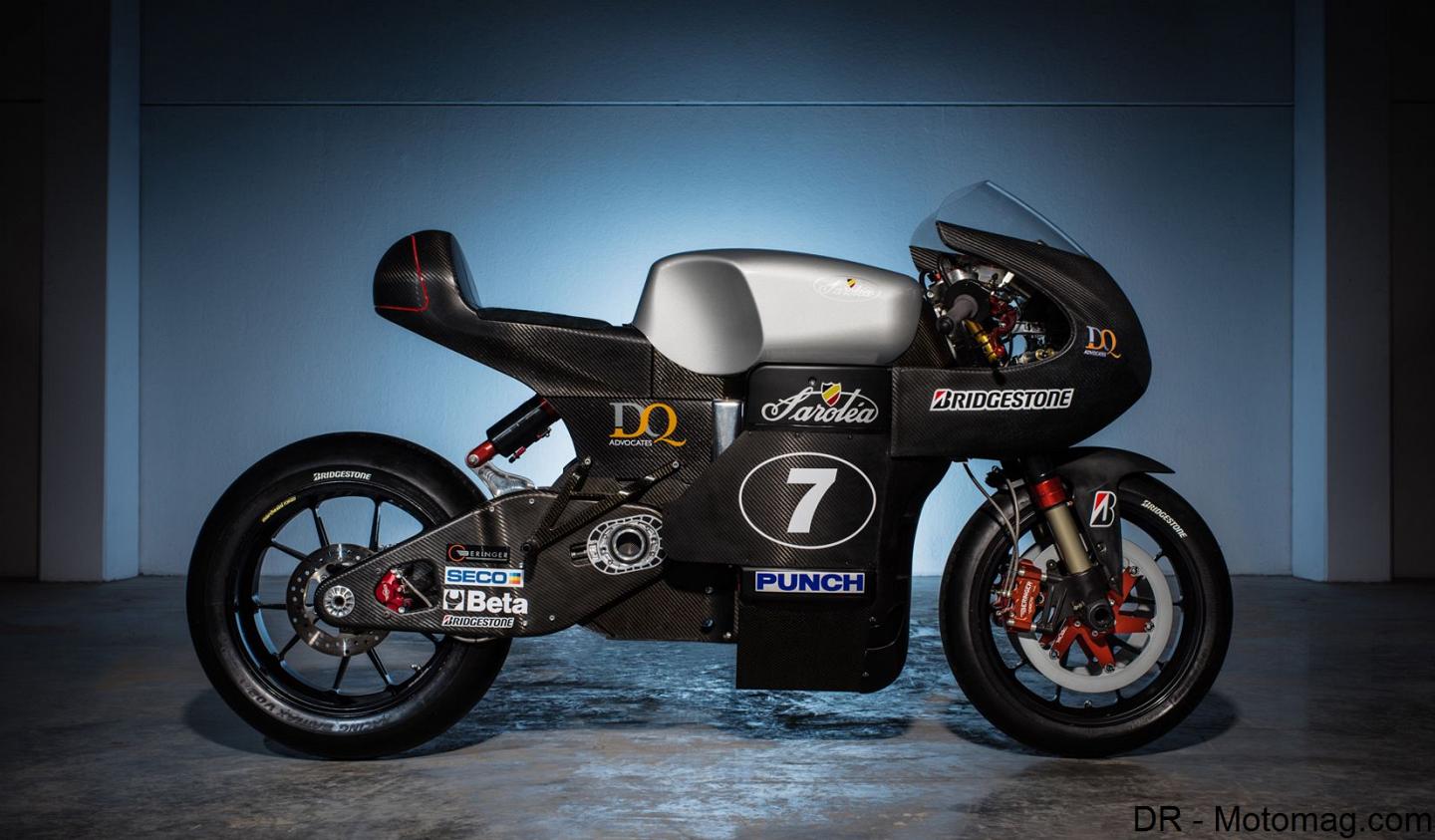 La moto électrique Saroléa SP7 inscrite au TT Zero (...)