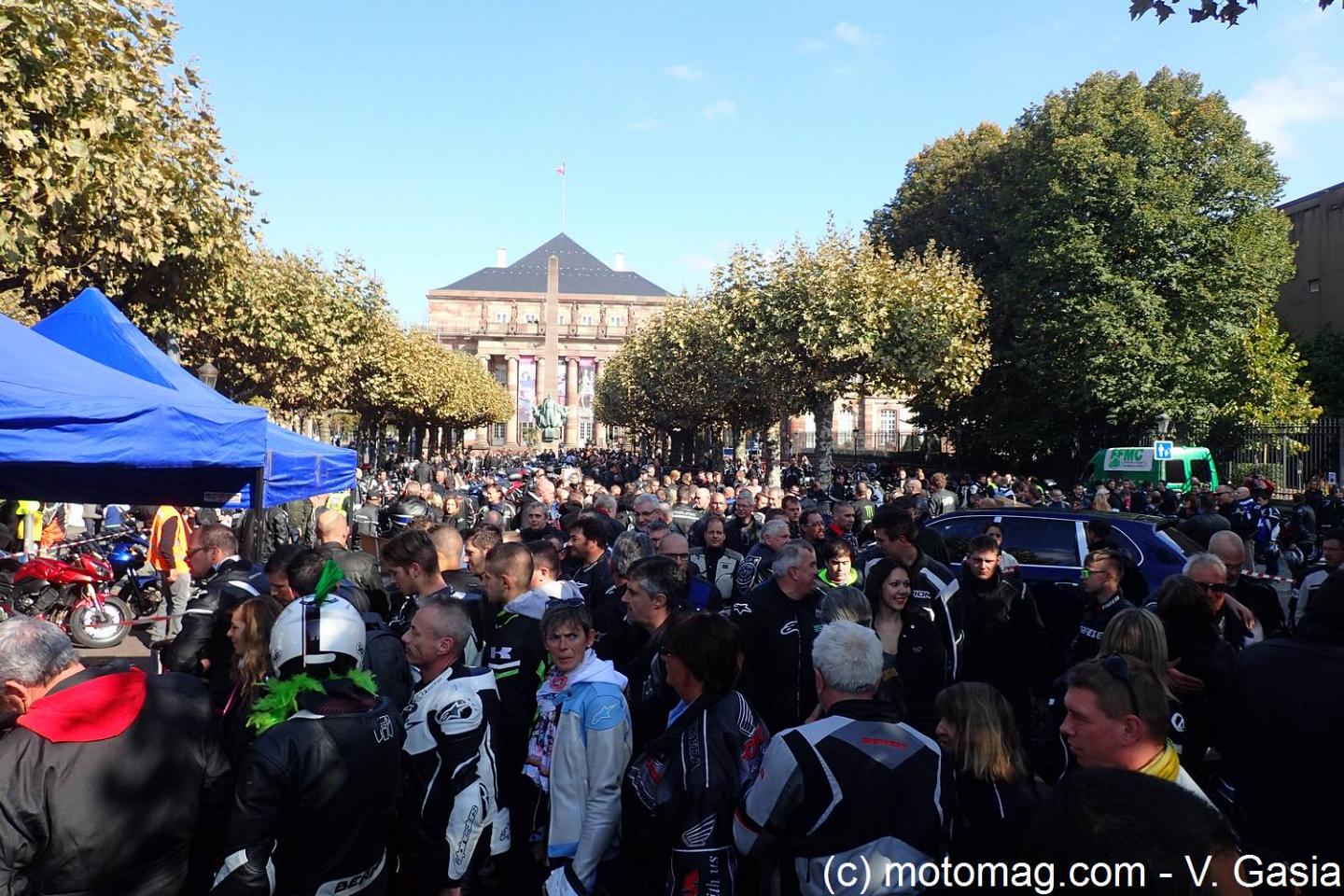 Manifestation FFMC à Strasbourg : 1.200 motards (...)