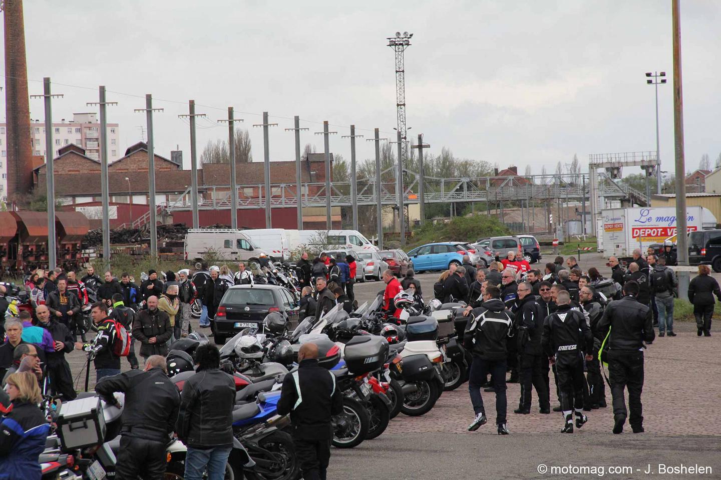 Manif FFMC 68 : près de 300 motards à Mulhouse