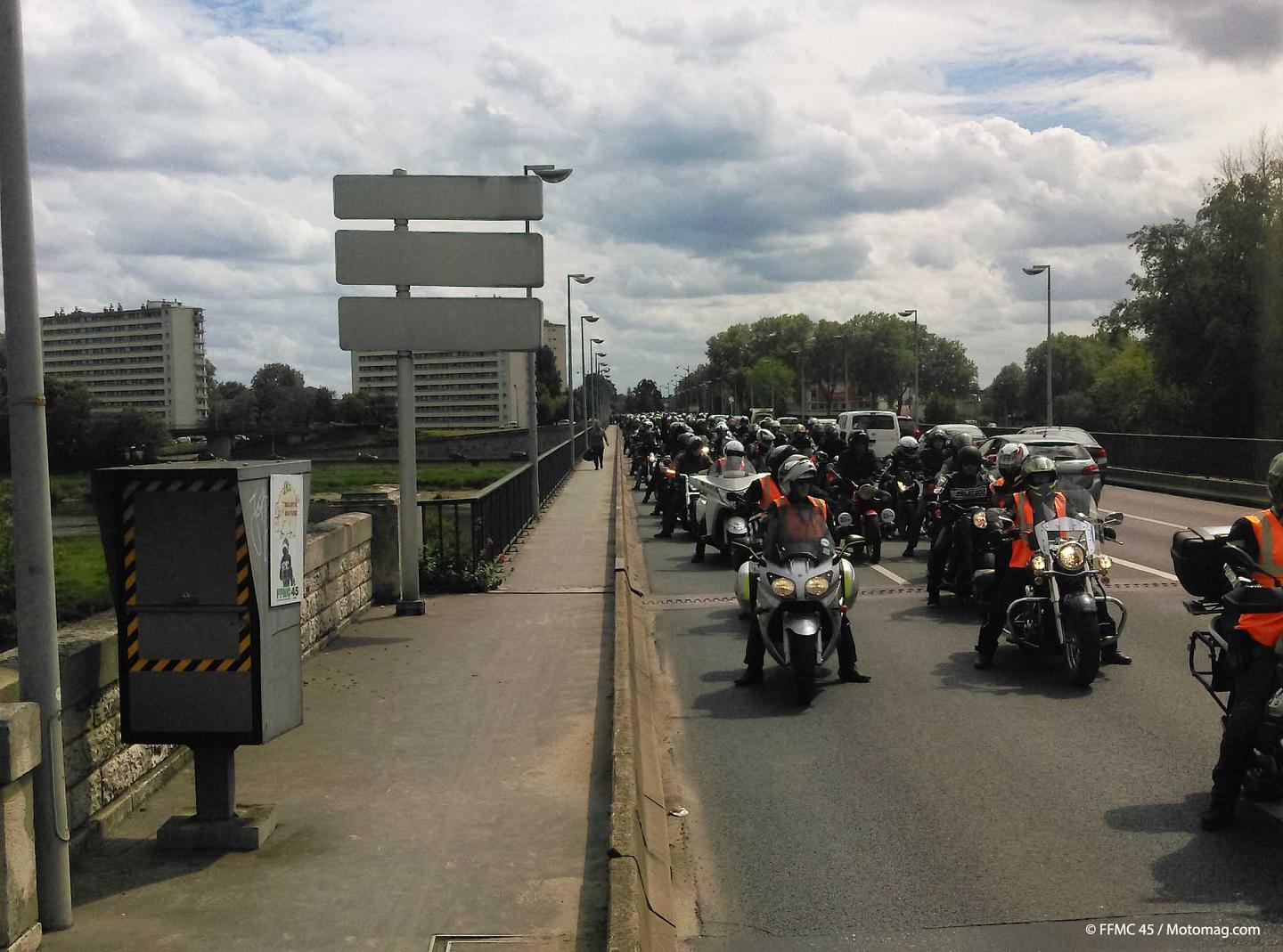 FFMC 45 : 500 motards en colère à Orléans
