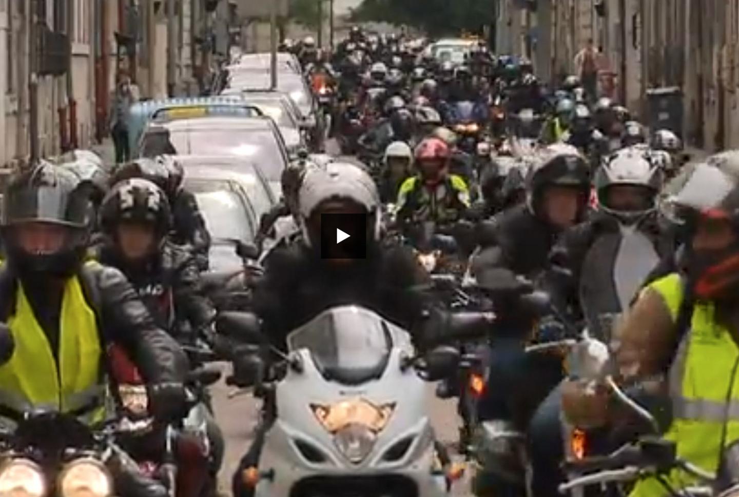 FFMC 25 : 200 motards réveillent Besançon