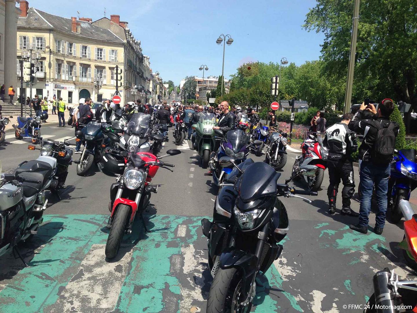 FFMC 24 : 200 motards en colère à Périgueux