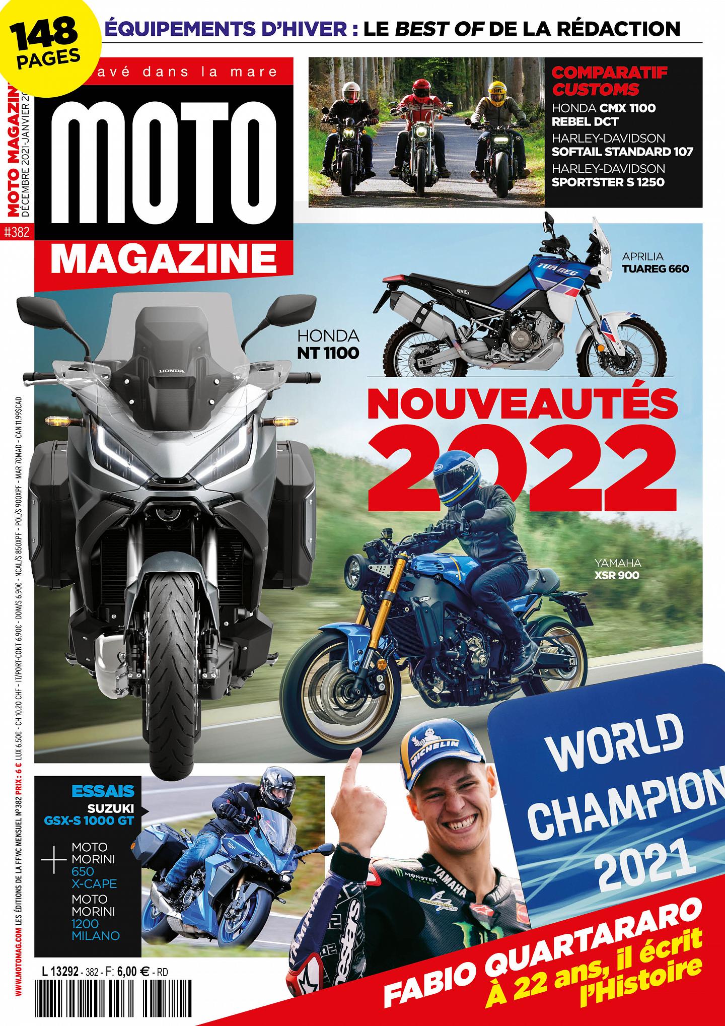 Moto Magazine n° 382 - Décembre 2021