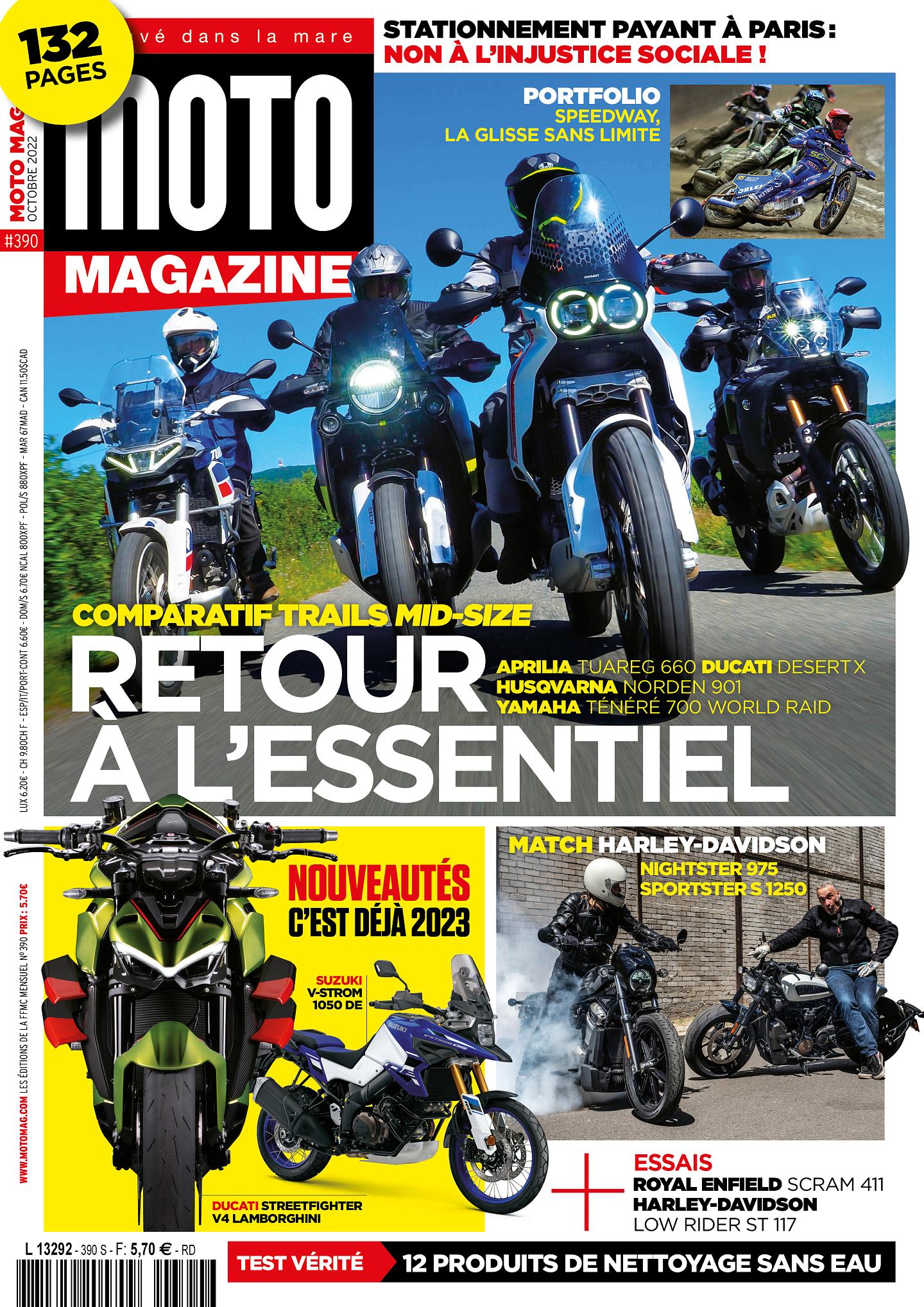 Moto Magazine n°390 - Octobre 2022
