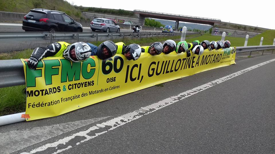 Dans l'Oise, la colère des motards contre les (...)