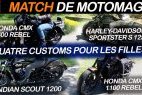 Match customs : quelle moto pour les motardes (...)