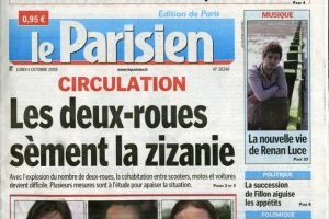 Couv' à sensation sur les motards