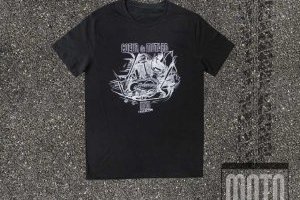 T-shirt moto avec moteur Ducati twin 750 GT et SS (...)