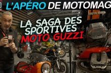 Les sportives Moto Guzzi : un apéro avec Motomag