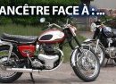 Kawasaki 650 W1 VS Kawasaki W800 : ancienne contre (...)