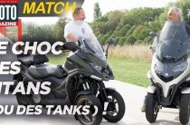 [VIDEO] Match Piaggio MP3 530 VS Kymco CV3 550