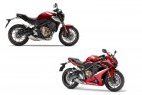 Les Honda CB 650 R et CBR 650 R (2021) évoluent à (...)